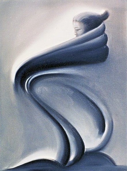 Chaddar or Woman with Shawl by Laila Shahzada