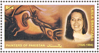 Laila Shahzada Postage Stamp