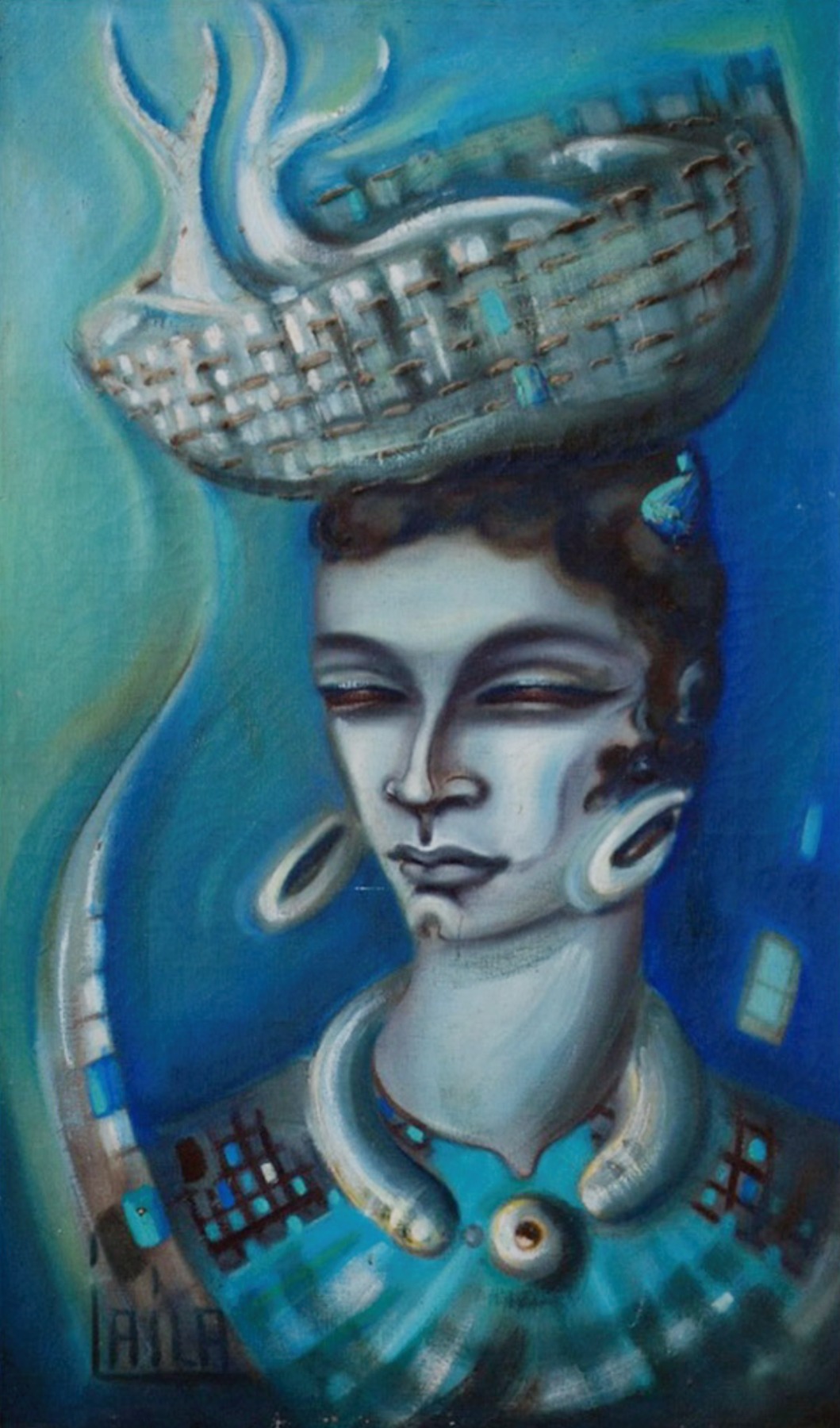 Portrait of a Woman by Laila Shahzada