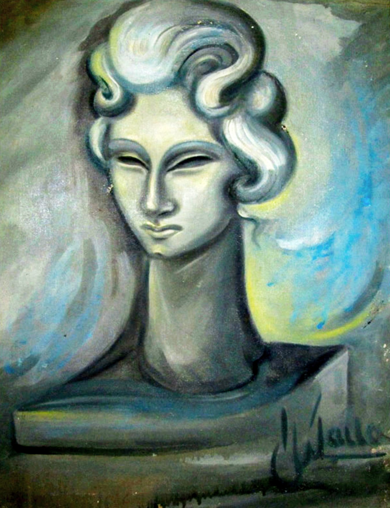 Portrait of Mariam by Laila Shahzada