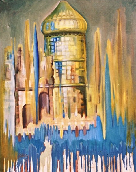 The Blue Mosque II by Laila Shahzada