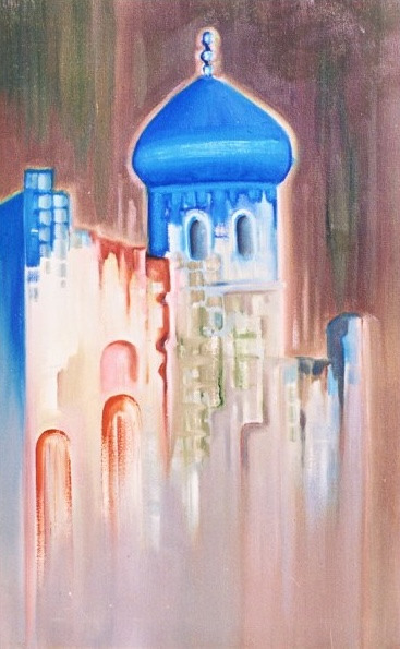 The Blue Mosque by Laila Shahzada