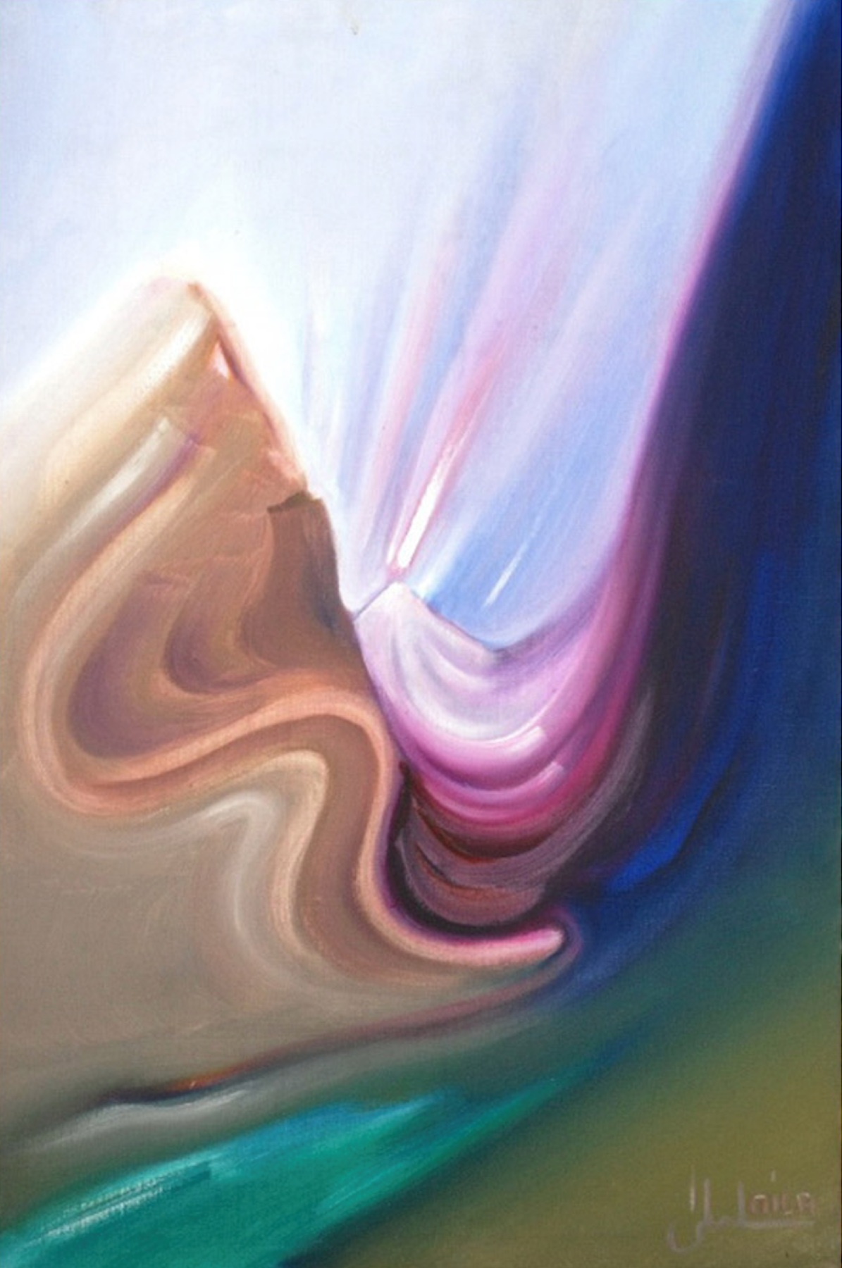 Mountain Landscape by Laila Shahzada