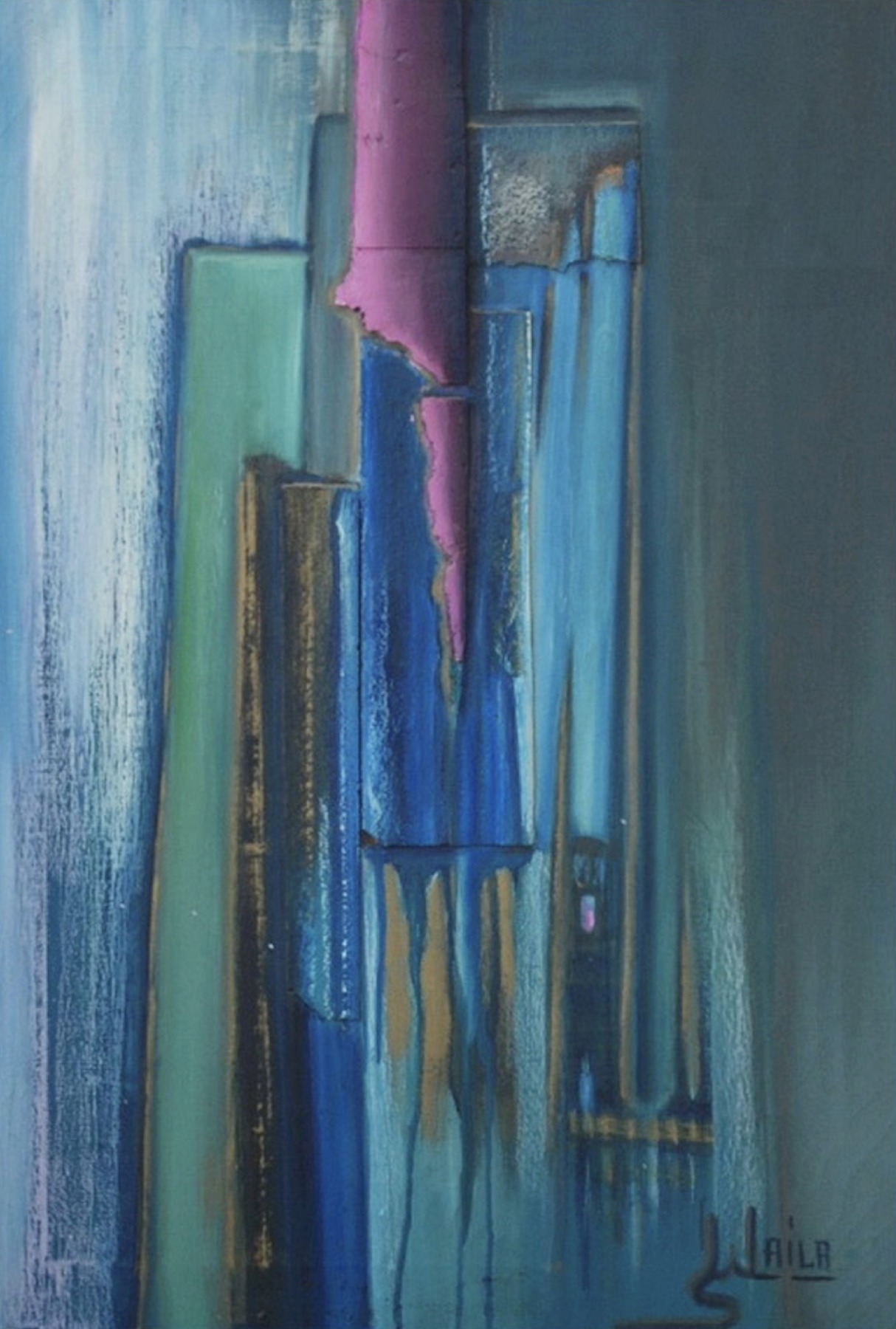 Untitled Collage by Laila Shahzada